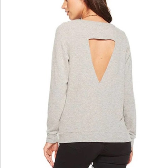 Chaser love knit open back sweater medium - Picture 1 of 5